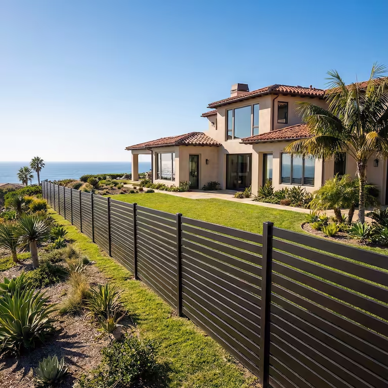 Outdoor living space in Laguna Beach